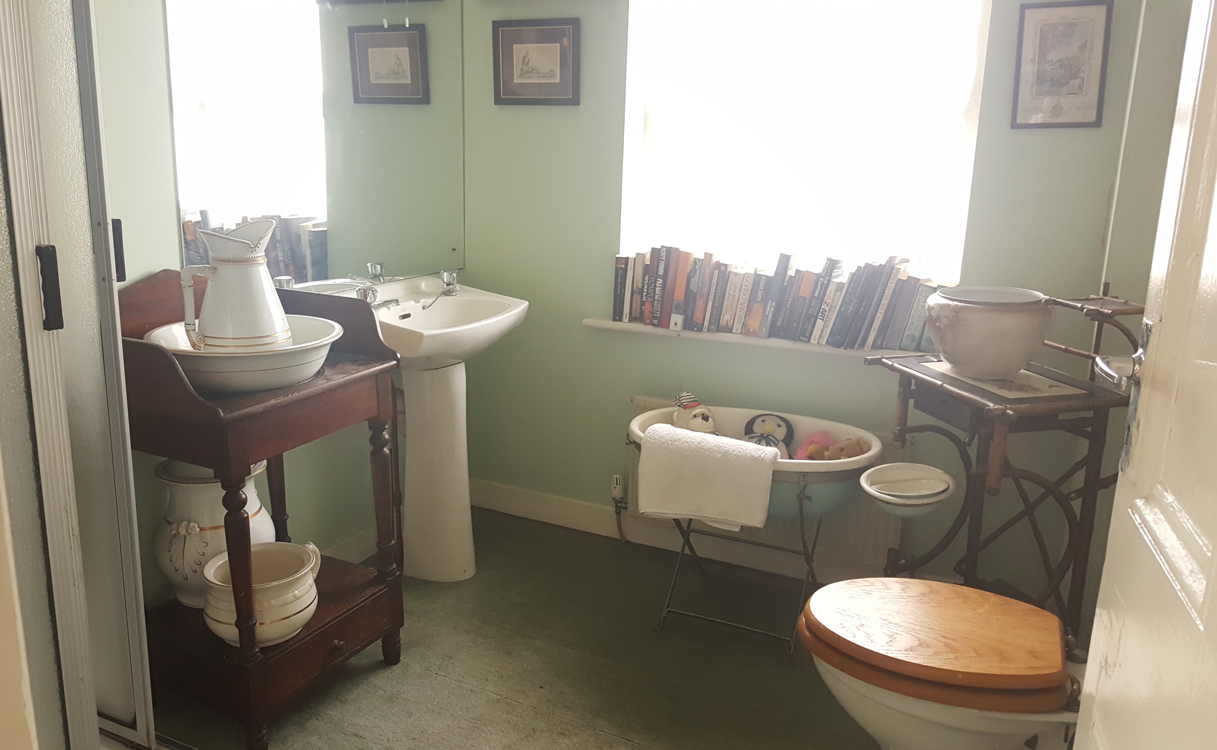 Bathroom, including both a Bath and an Electric Shower